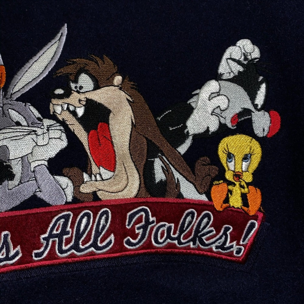1995 “That’s All Folks!” NEVER WORN VINTAGE JACKET - Picture 13 of 14